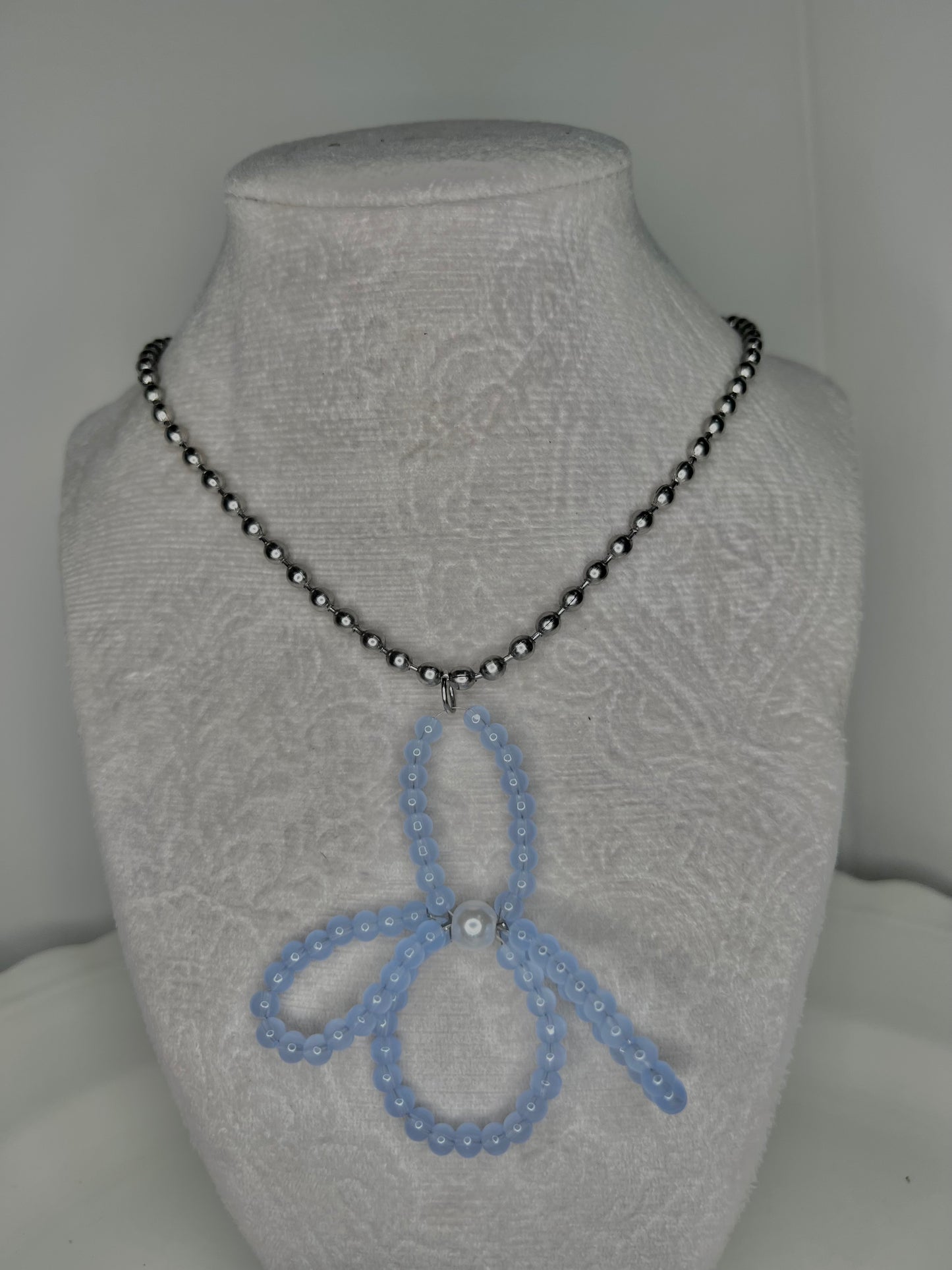 blue orchid necklace